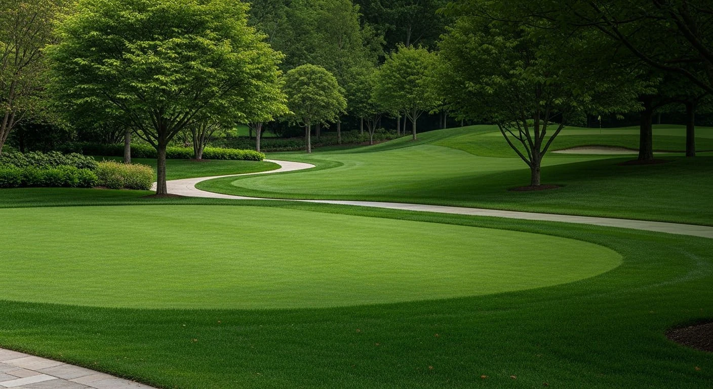 Landscaped greens shown in the Arihant Seasons brochure